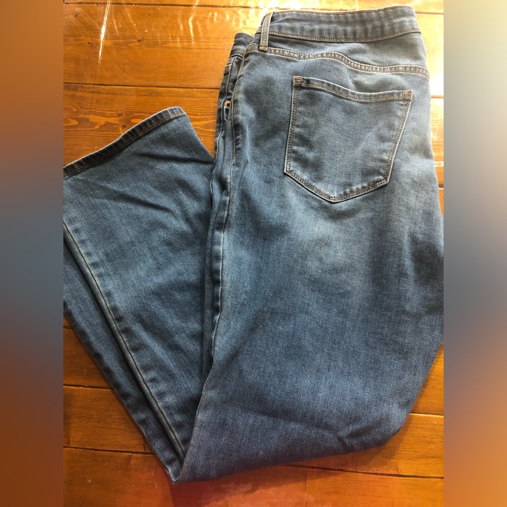 Old Navy Stonewashed Mid Rise Jeans 16 short